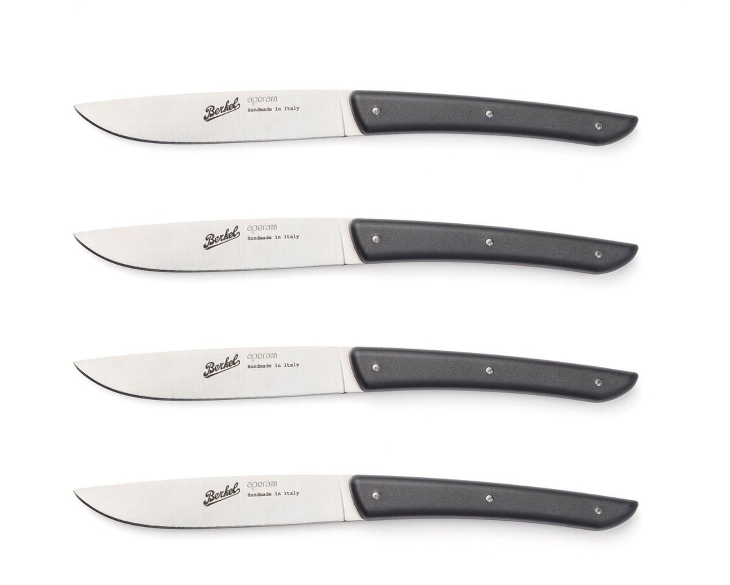 4ER-SET STEAKMESSER COLOR GRAU