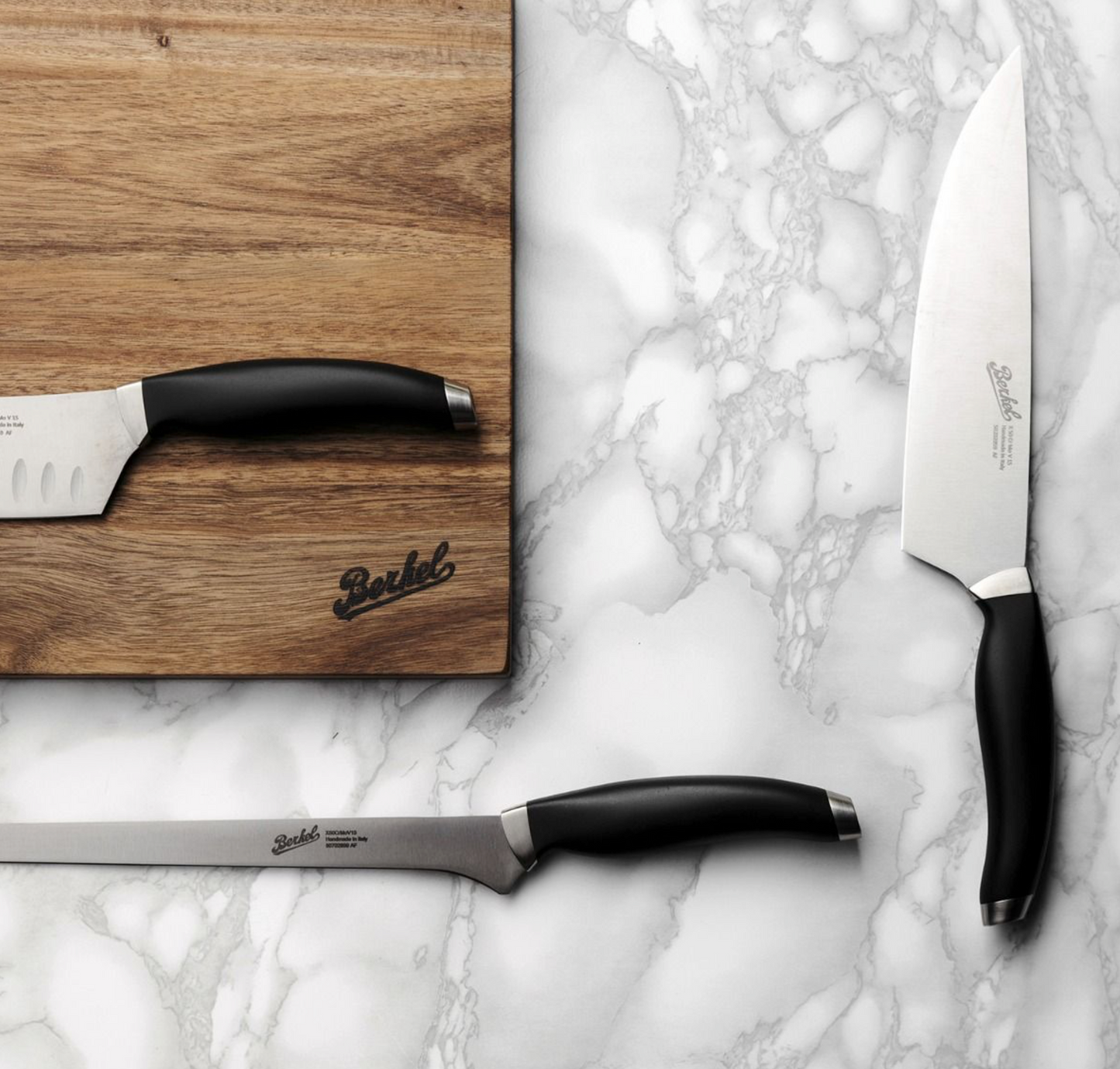 Teknica Set Chef of 4 Knives Black