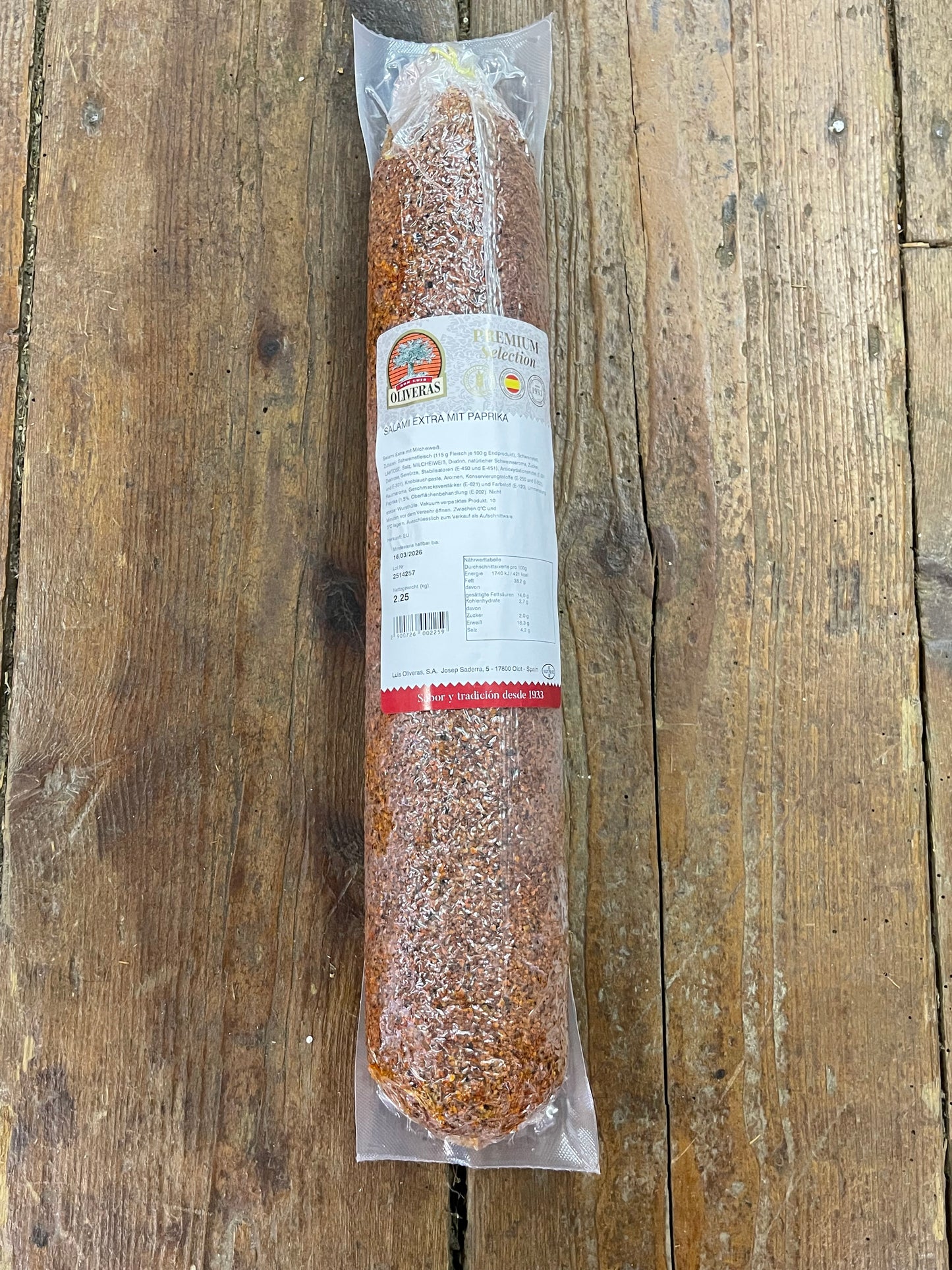 Salchichon Extra mit Paprika