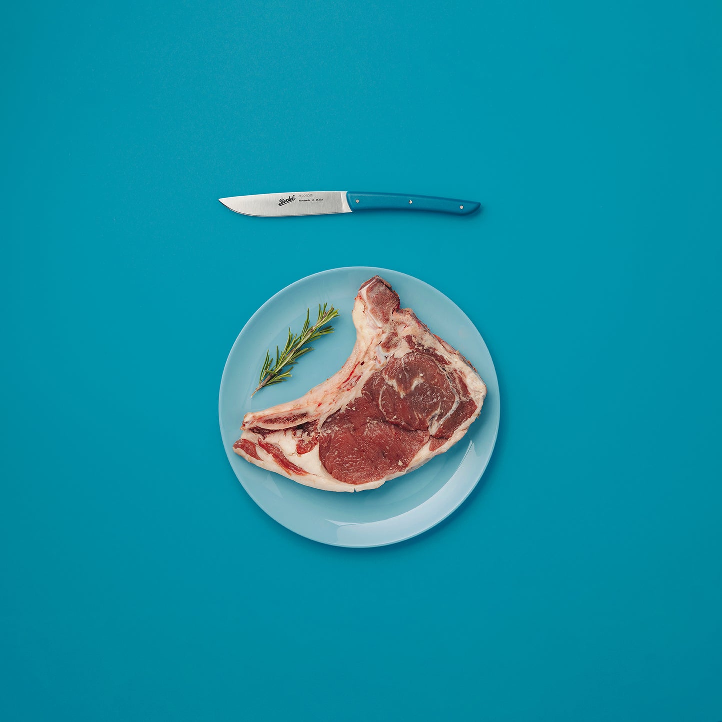 4ER-SET STEAKMESSER COLOR GRAU