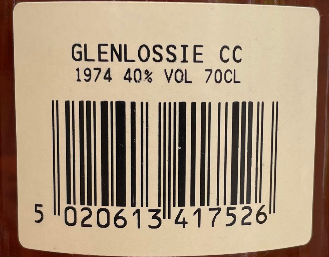 Glenlossie Connoisseurs Choice von 1974 Single Malt Whisky