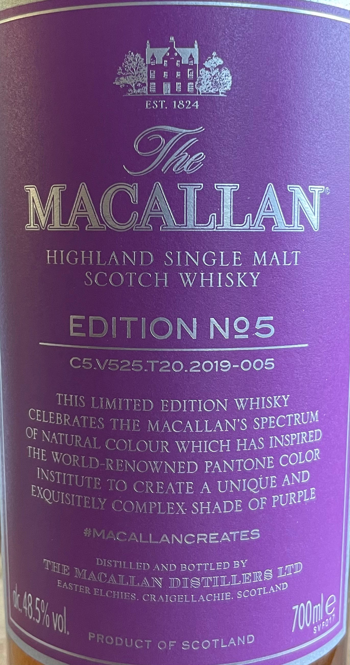 The Macallan Edition No. 5 Single Malt Whisky