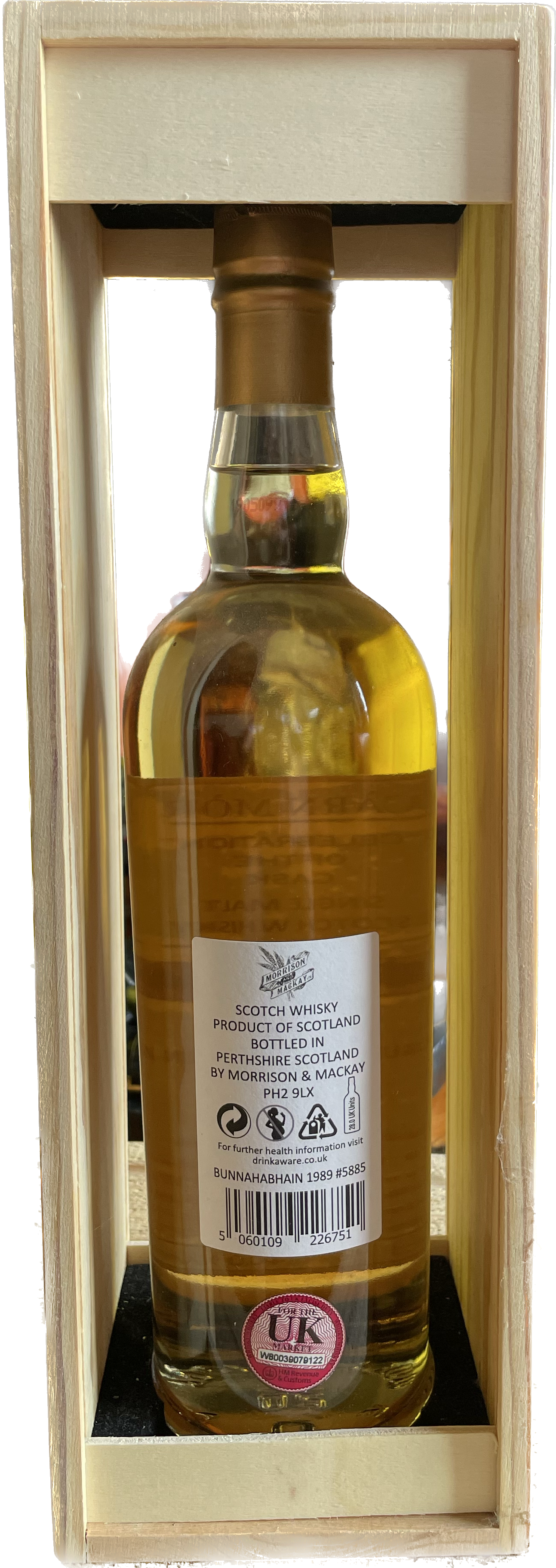 Càrn Mòr von 1989, 30 Jahre alt Single Malt Whisky