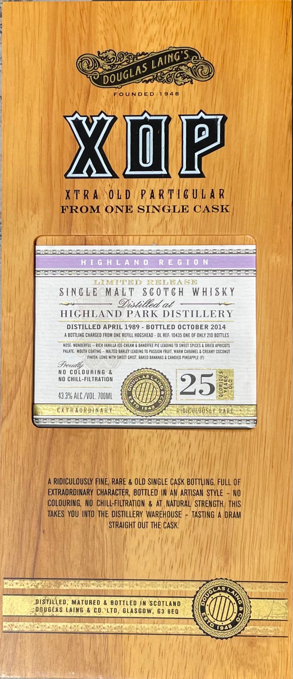 Highland Park Singel Malt Scotch Whisky