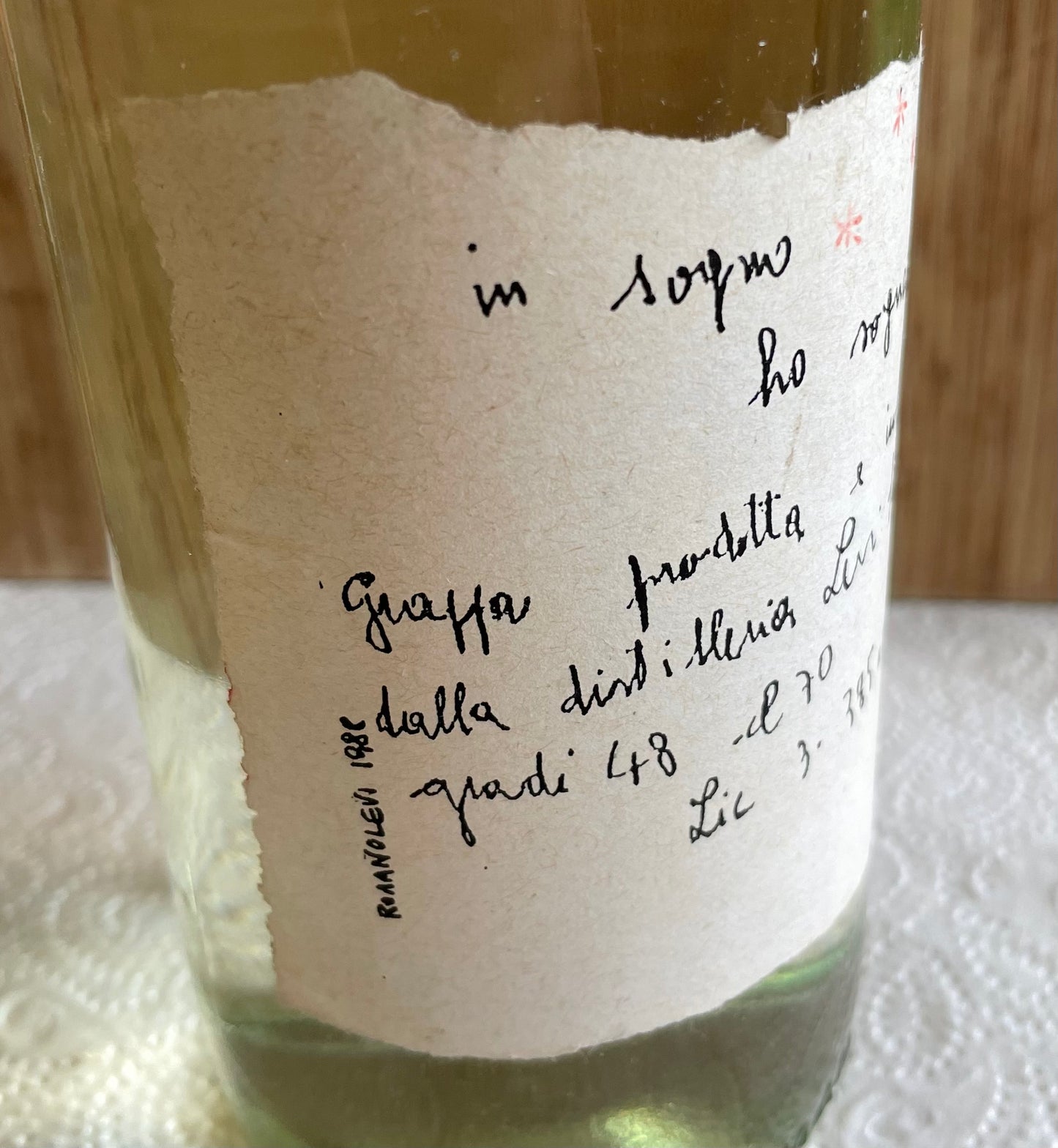 Romano Levi Grappa von 1988