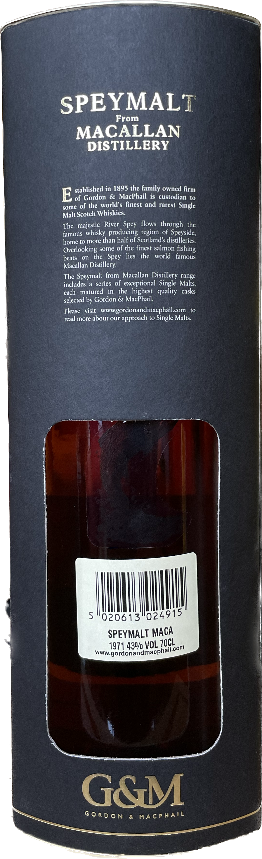Speymalt Macallan von 1971 Whisky