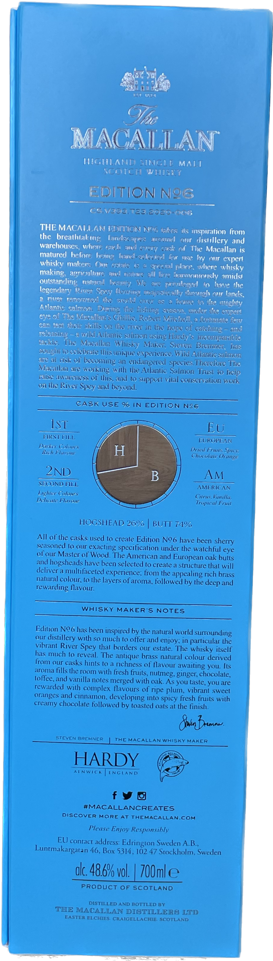 The Macallan Edition No.6 Single Malt Whisky