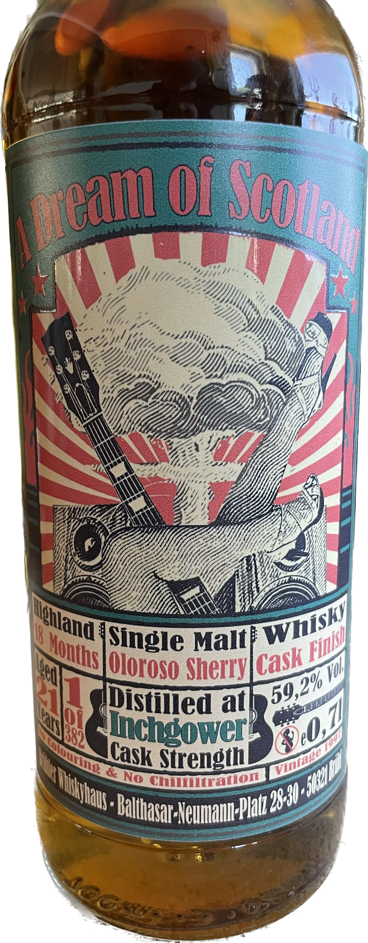 A Dream of Scotland 21 Jahre abgefüllt von Brühler Whiskyhaus