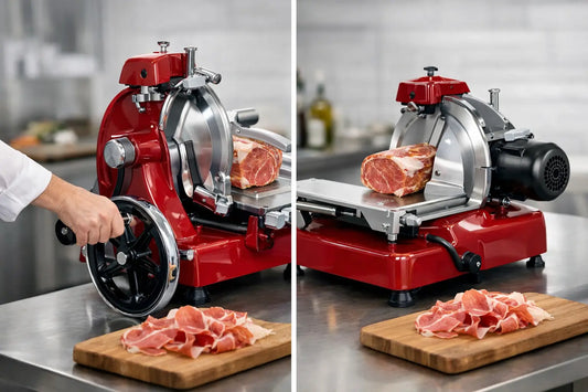 Handbetrieb oder Motorantrieb bei Berkel?