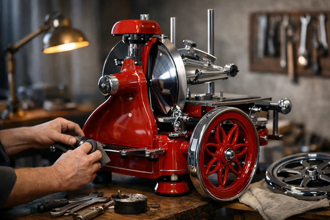 Restaurierung einer Berkel Schwungradmaschine