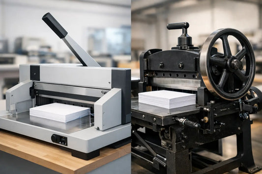 Schwerkraftschneider oder Schwungradmaschine?