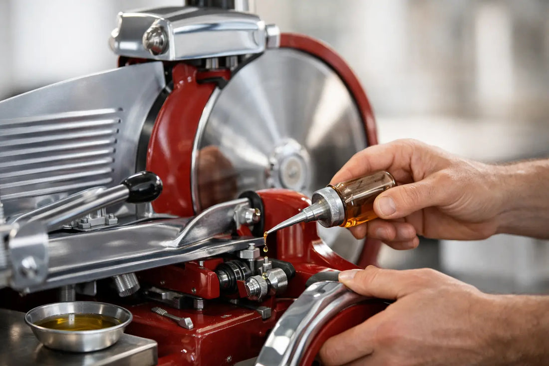 Berkel Aufschnittmaschine richtig ölen