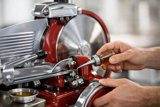 Berkel Aufschnittmaschine richtig ölen