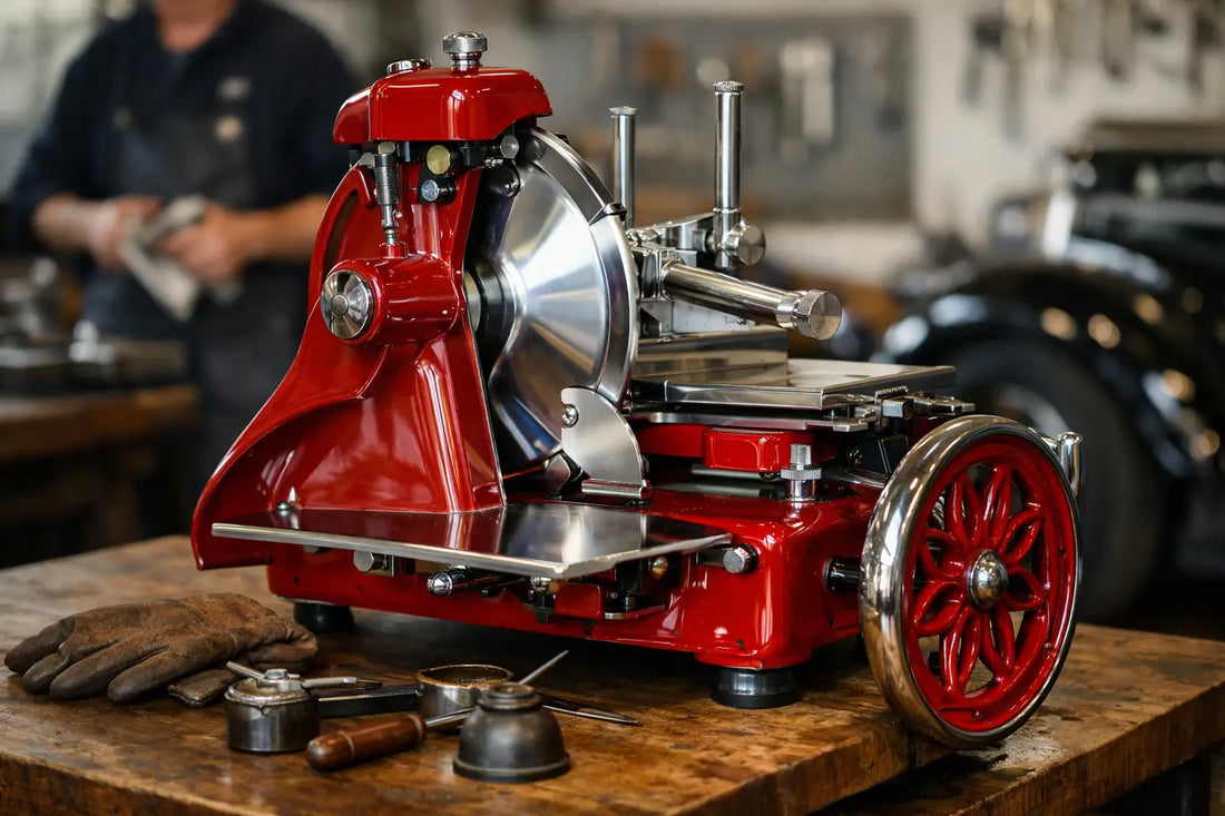 Berkel Aufschnittmaschine restaurieren lassen