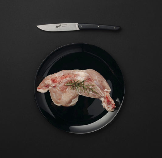 4ER-SET STEAKMESSER COLOR GRAU