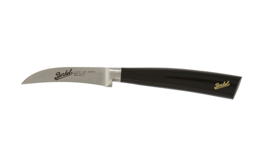 Elegance Glossy Black - Paring curve knife cm.7