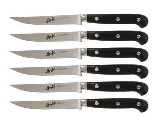 Adhoc Glossy Black - Steak Set 6 pcs.