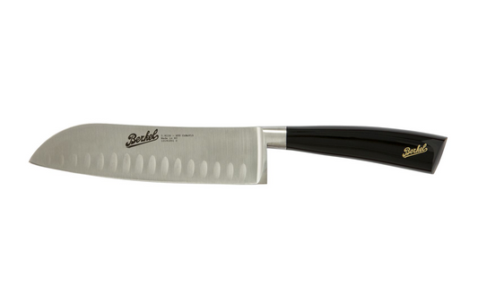 Elegance Glossy Black - Santoku knife cm.18