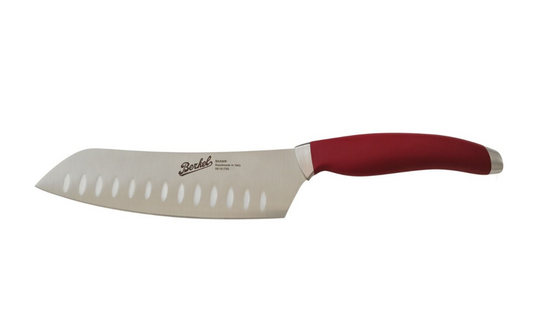 Teknica Santoku Knife 17 cm Red