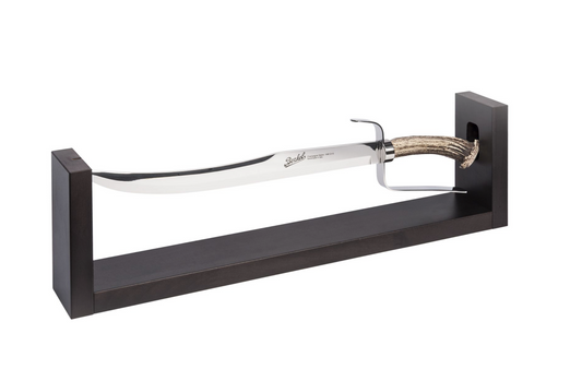 CHAMPAGNERSÄBEL SUPERIOR DEER - Sabre a Champagne mit Holz Ständer