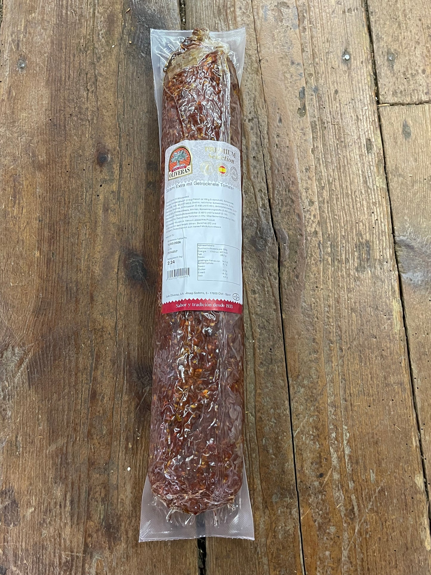 Salchichon Extra mit Tomate