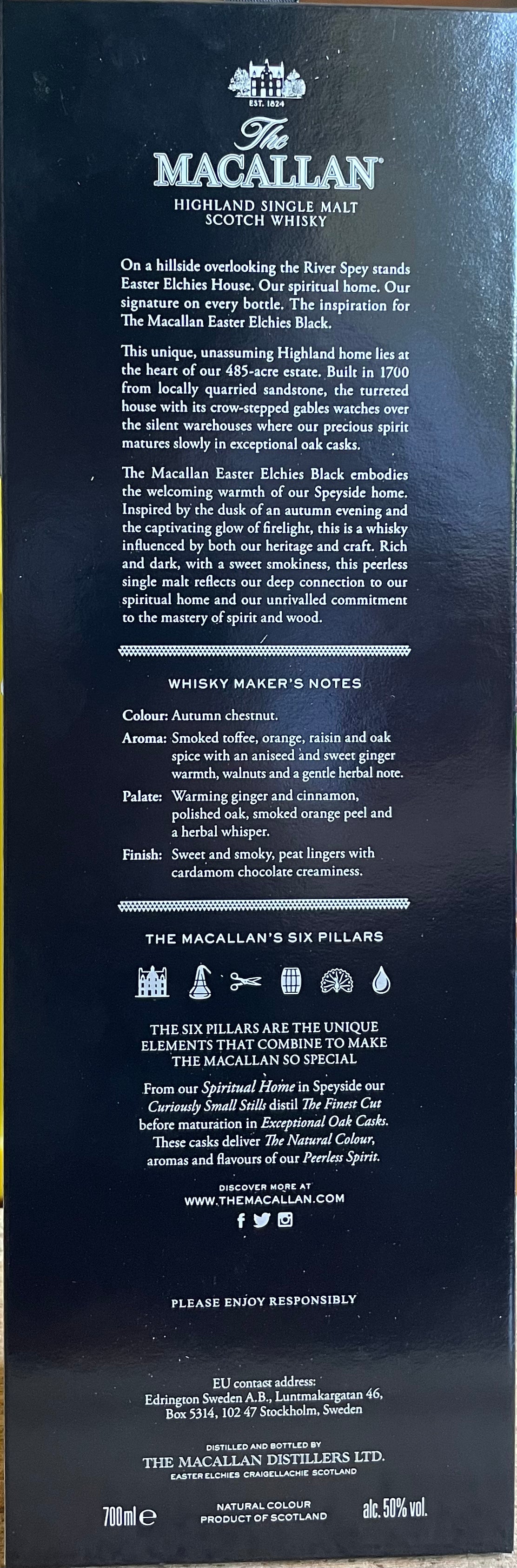 The Macallan Easter Elchies Black Whisky