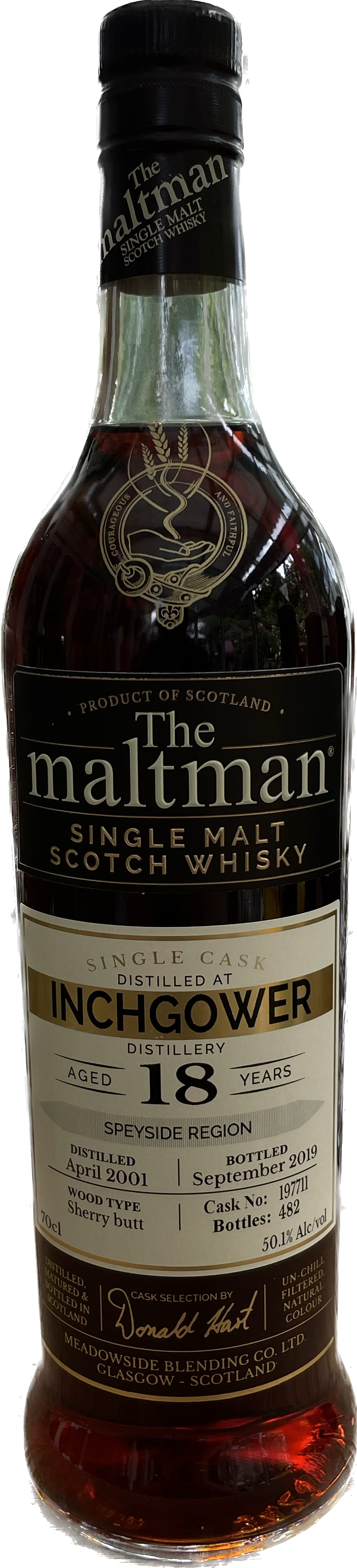 The Maltman Inchgower 18 Jahre Single Malt Whisky