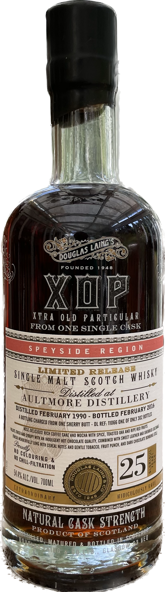 Aultmore Distillery 25 Jahre Single Malt Whisky