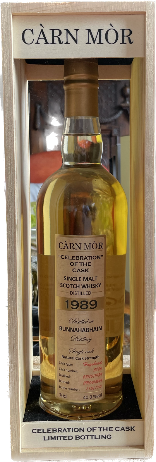 Càrn Mòr von 1989, 30 Jahre alt Single Malt Whisky