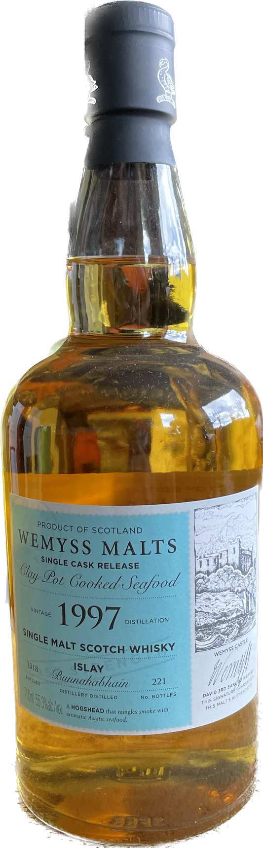 Bunnahabhain von 1997 Clay Pot Cooked Seafood Malt Whisky