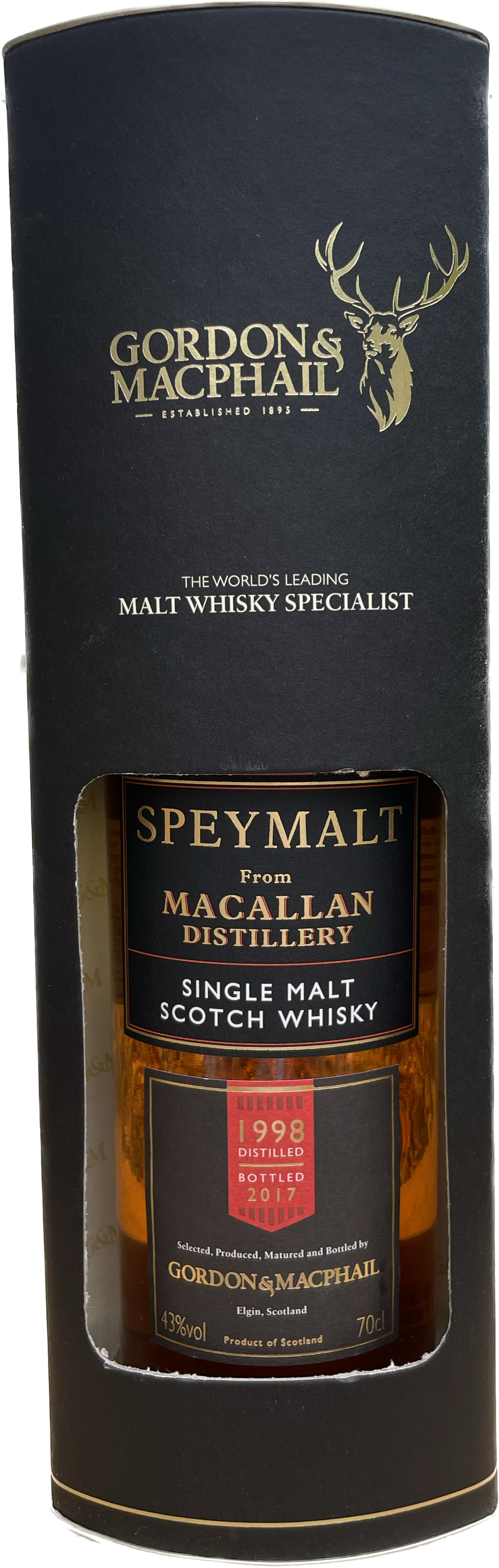 Speymalt Macallan von 1998 Whisky