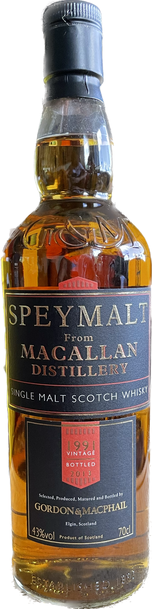 Speymalt Macallan von 1991 Whisky