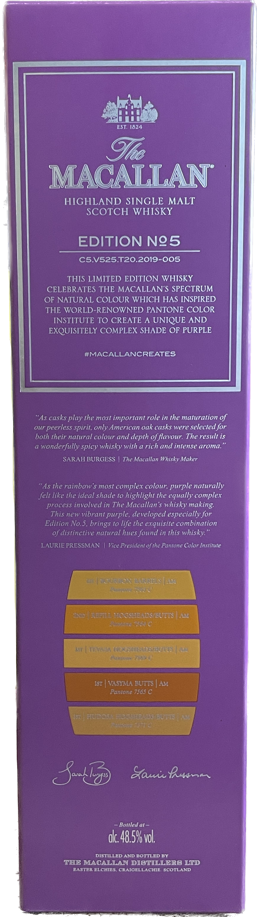 The Macallan Edition No. 5 Single Malt Whisky