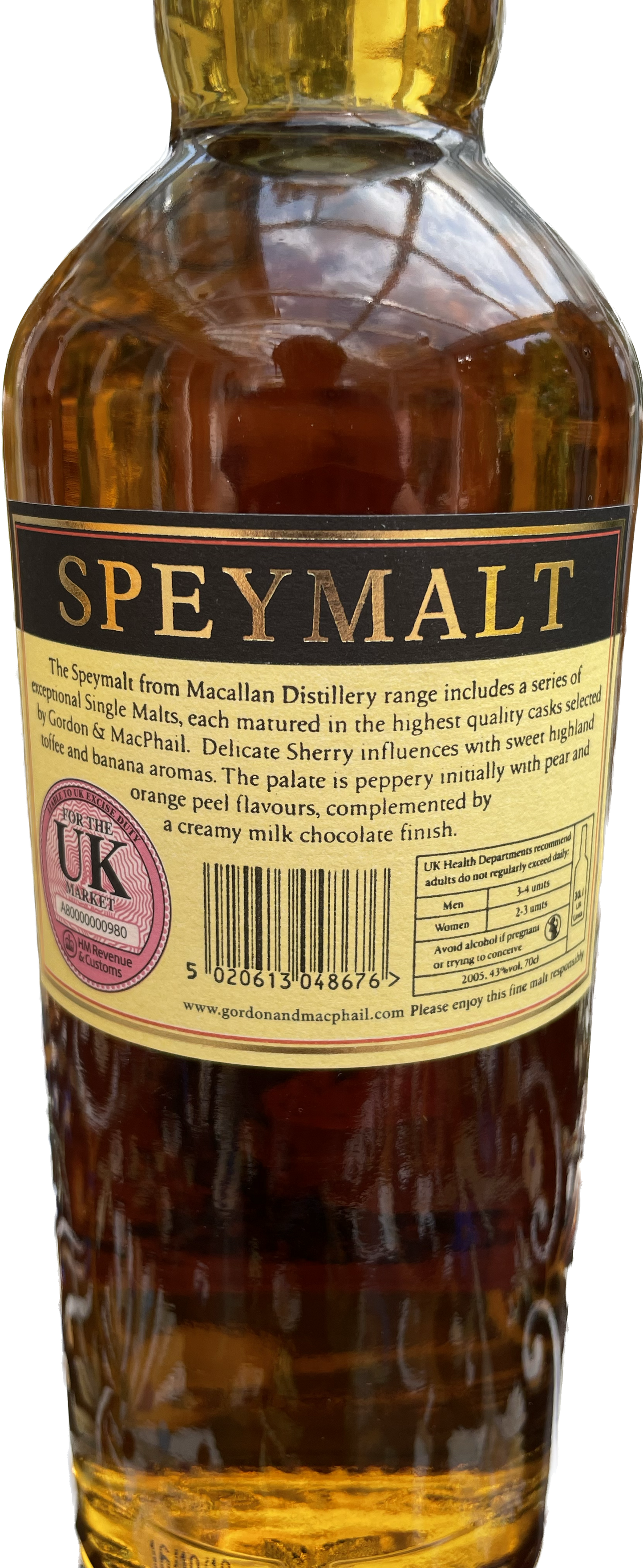 Speymalt Macallan von 2005 Whisky