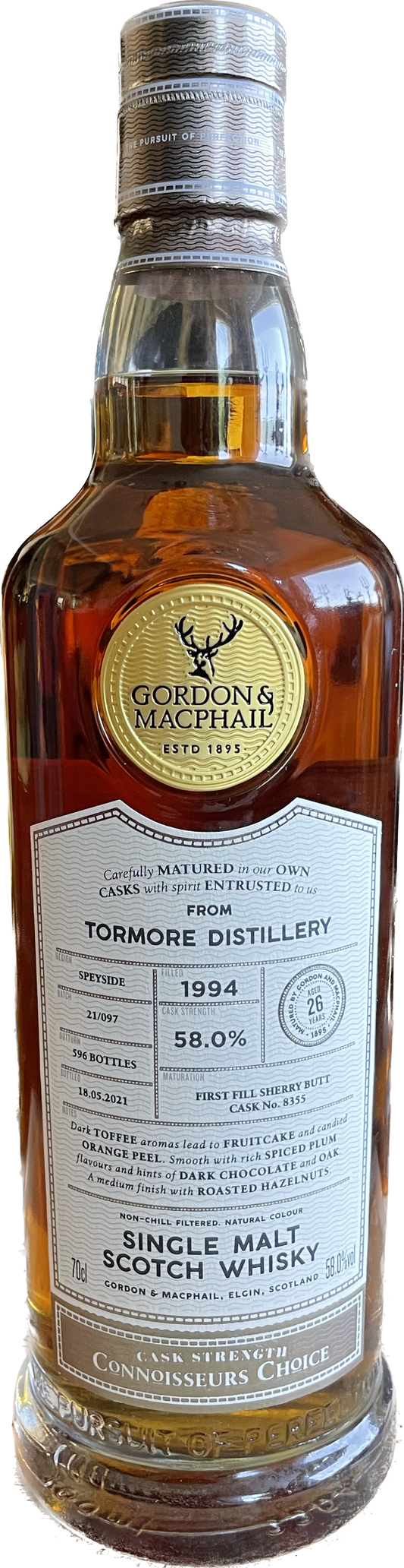 Tormore Distillery von 1994 Single Malt Whisky