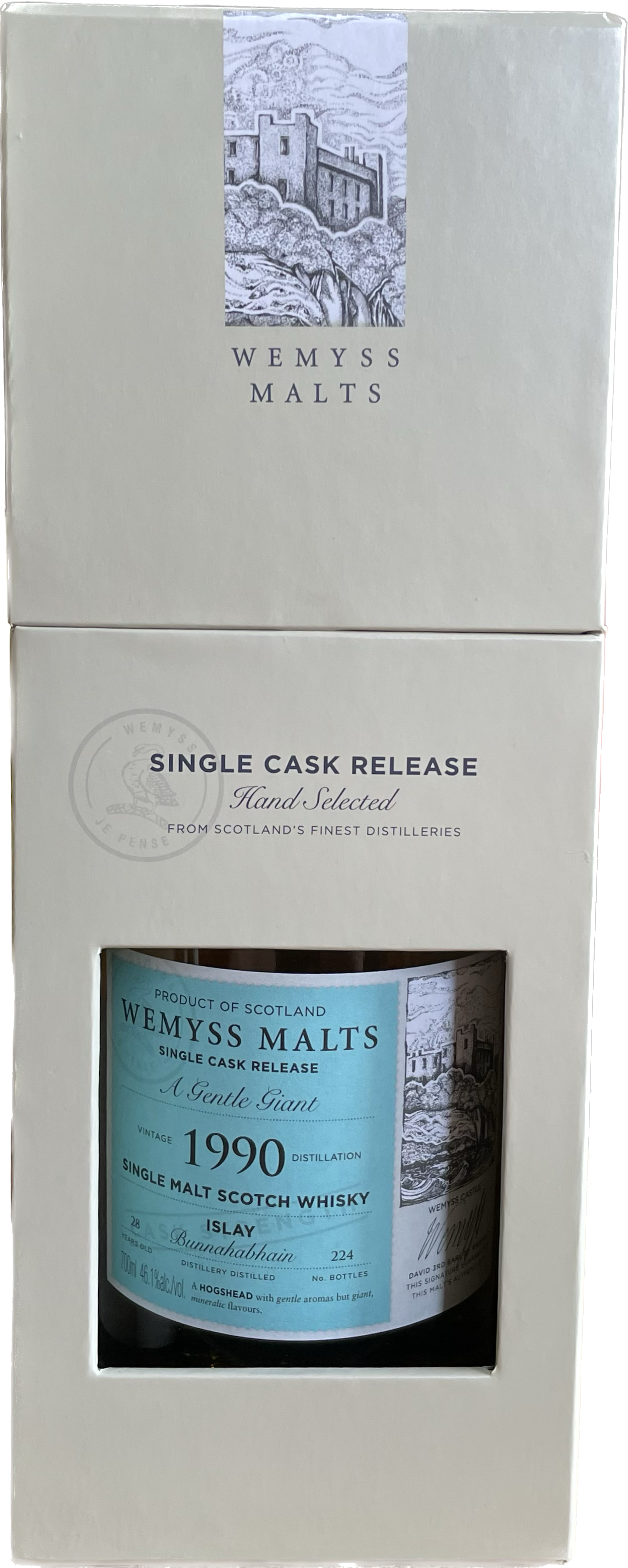 Bunnahabhain von 1990 A Gentle Giant Malt Whisky