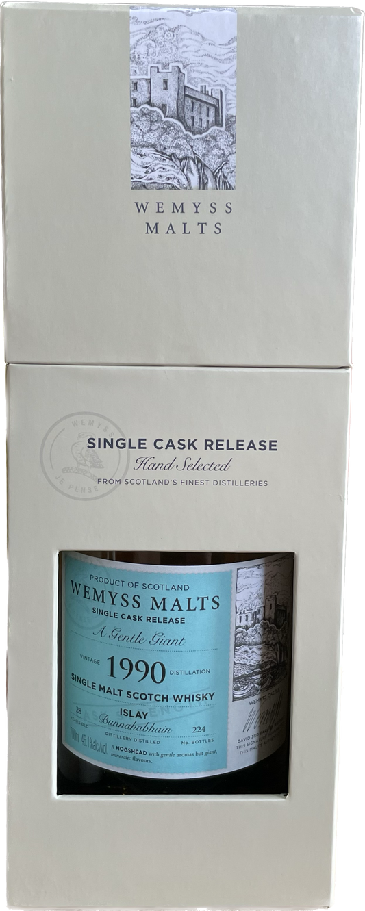 Bunnahabhain von 1990 A Gentle Giant Malt Whisky