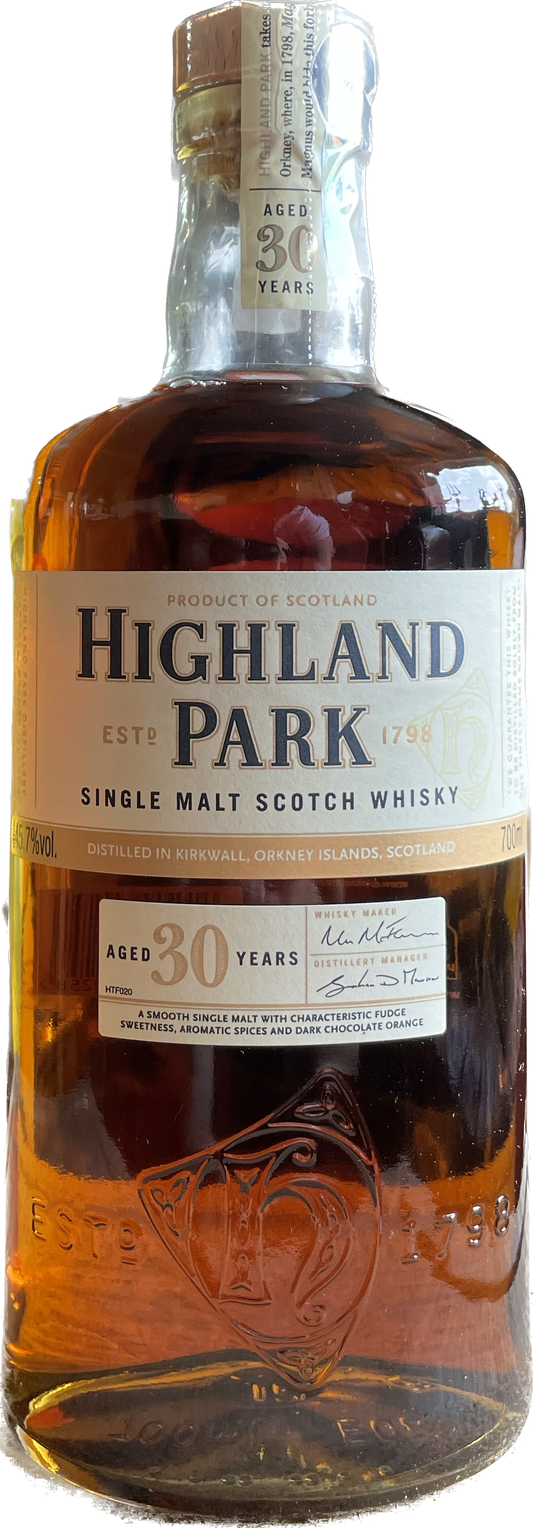 Highlandpark 30 Jahre Single Malt Whisky