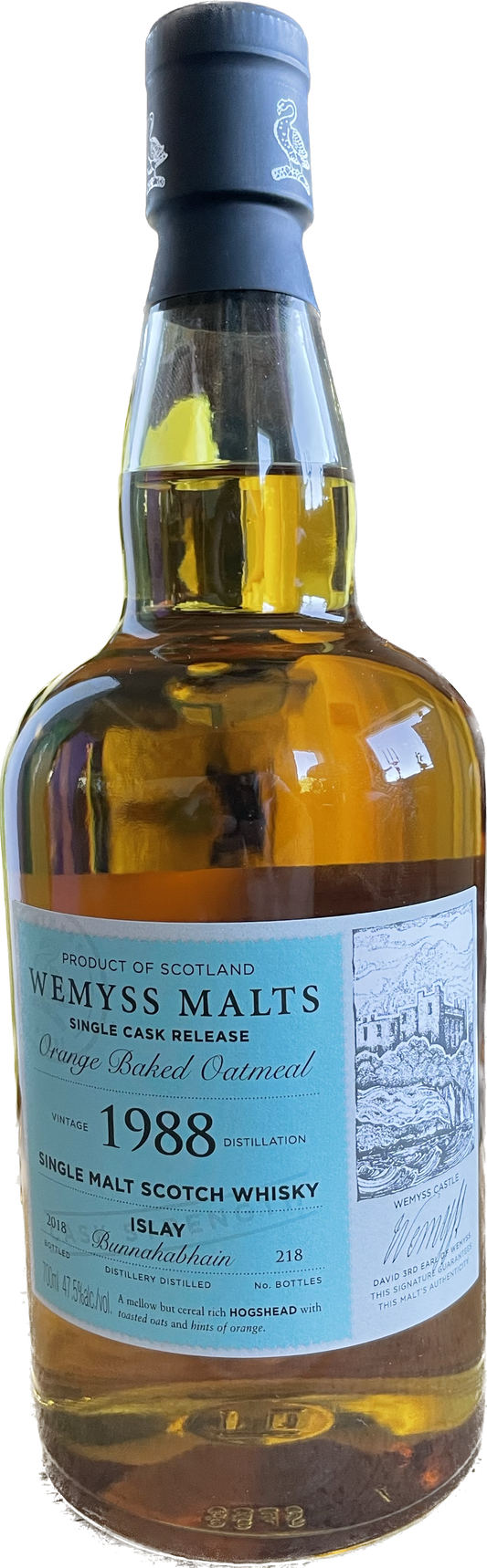 Bunnahabhain von 1988 Orange Baked Oatmeal Whisky