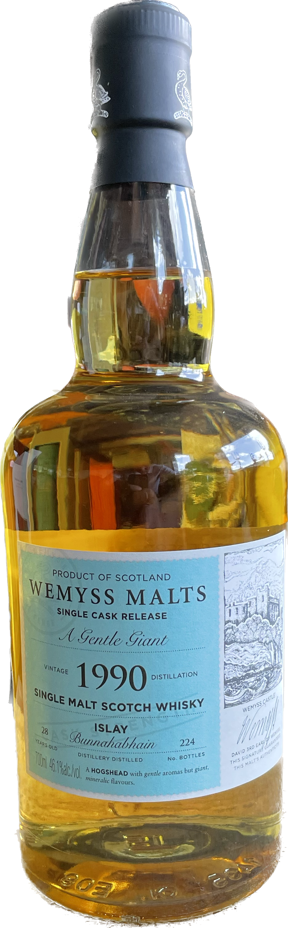 Bunnahabhain von 1990 A Gentle Giant Malt Whisky