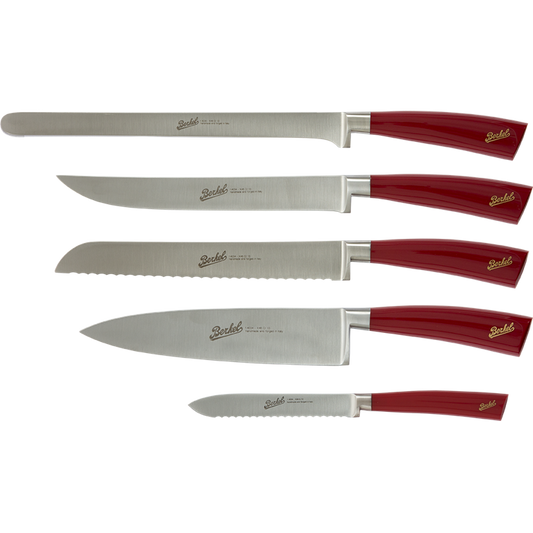 Berkel Messerset Elegance 5 teilig rot